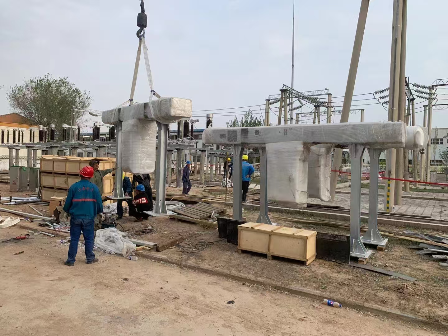 110KV ���������·���ֳ���װ